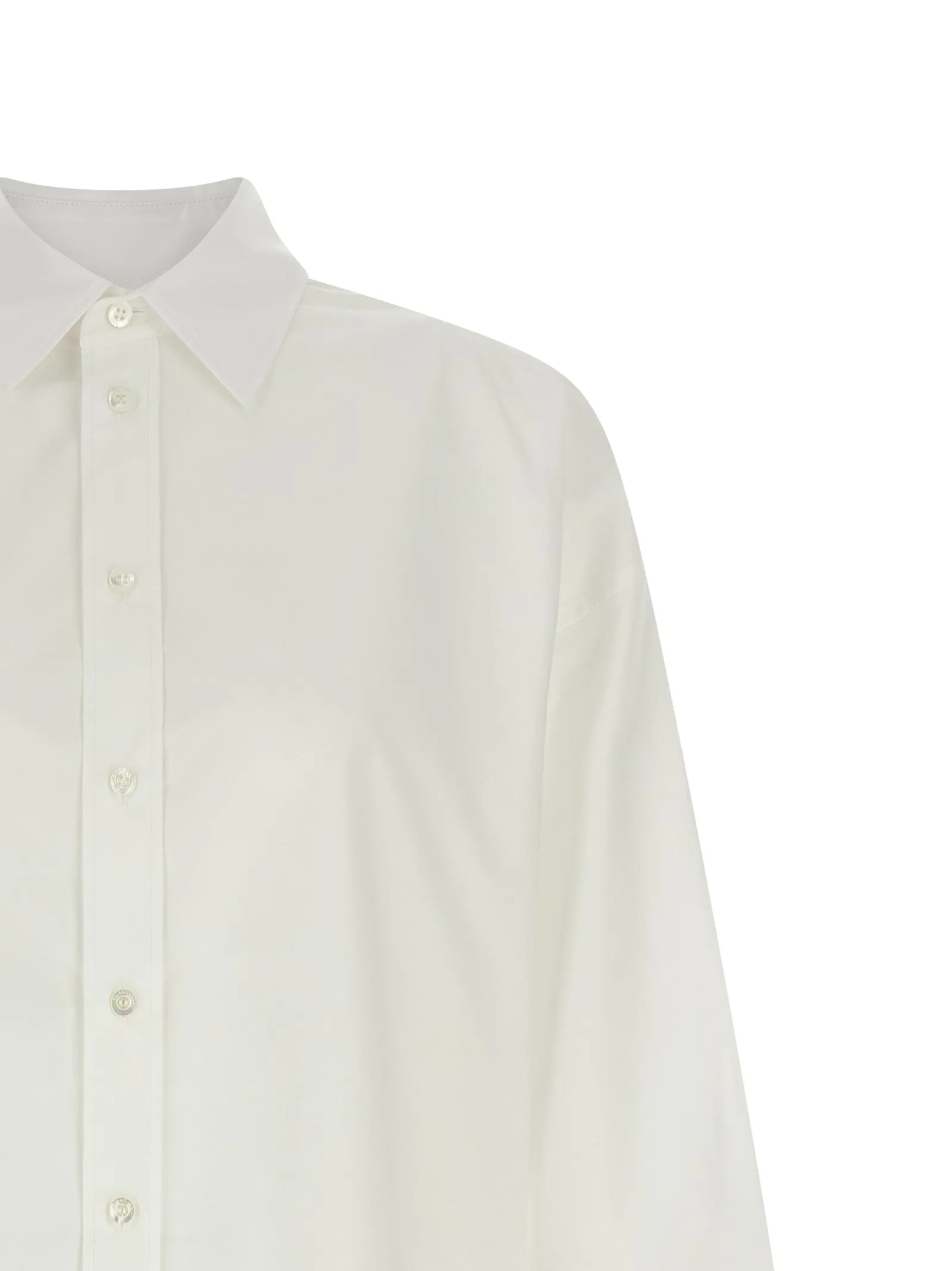 Lace-Up Shirt And Blouse White sold by Wanan Luxury product image thumbnail 3