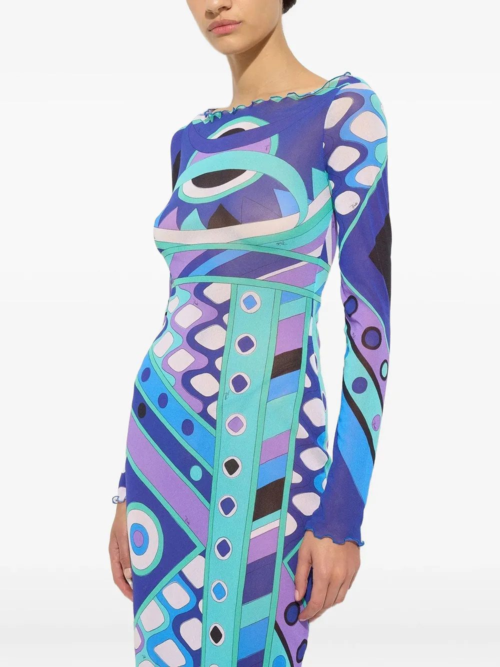 Vivara Print Tulle Dress sold by Wanan Luxury product image thumbnail 2