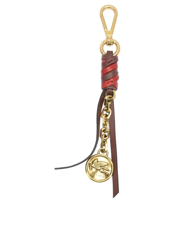 Chain Key Holders & Charms Bordeaux made by Etro