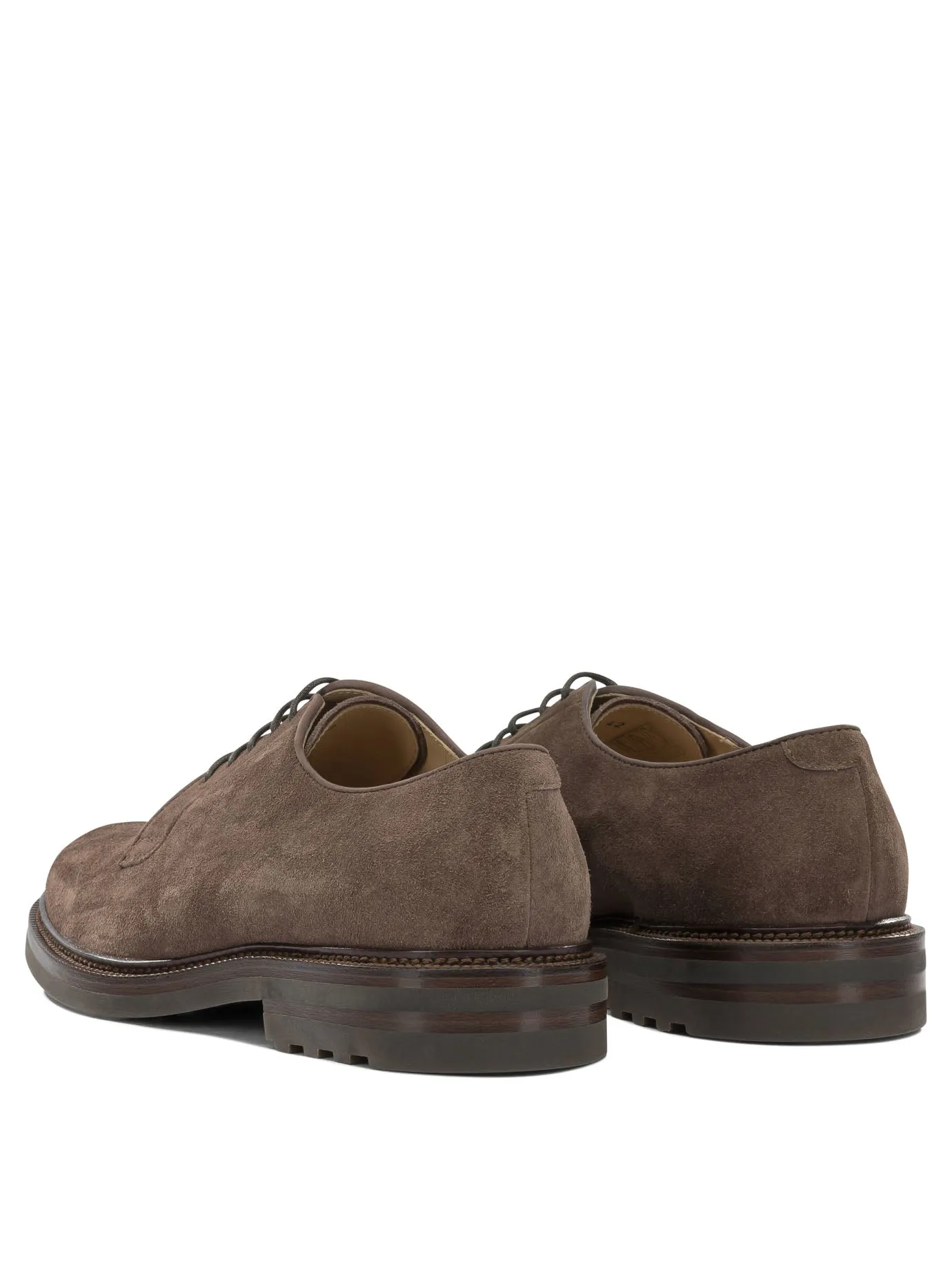 Suede Brogues Lace-Up Shoes Brown sold by Wanan Luxury product image thumbnail 4