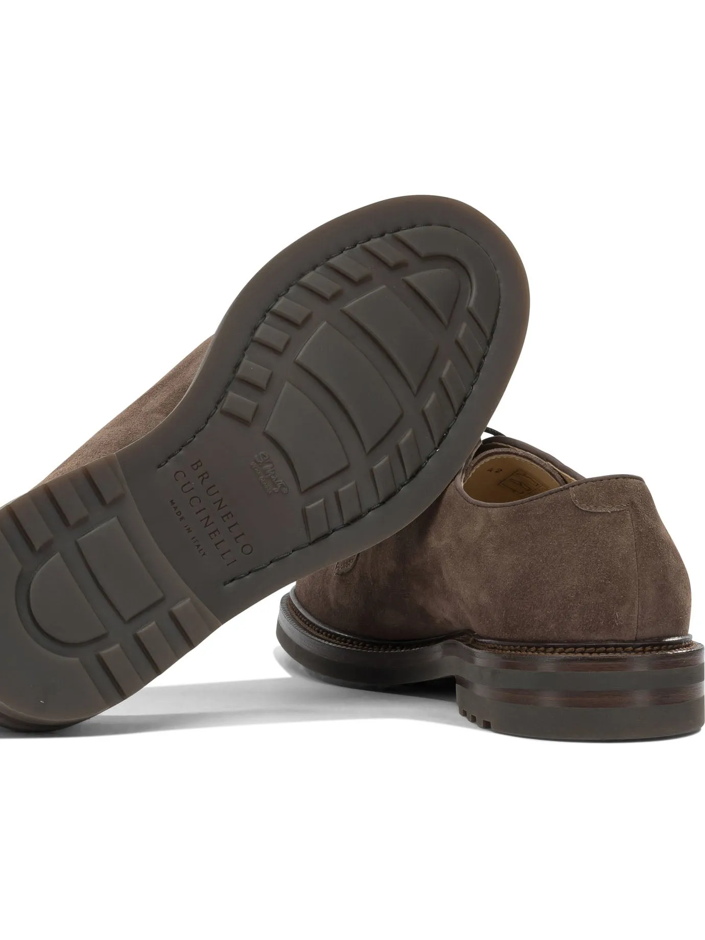 Suede Brogues Lace-Up Shoes Brown sold by Wanan Luxury product image thumbnail 5