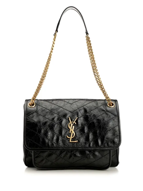 Niki Shoulder Bags Black made by Yves Saint Laurent