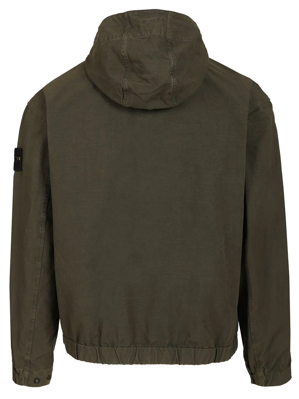 Organic Cotton Ripstop Hooded Overshirt Sweatshirts Grey sold by Wanan Luxury product image thumbnail 2