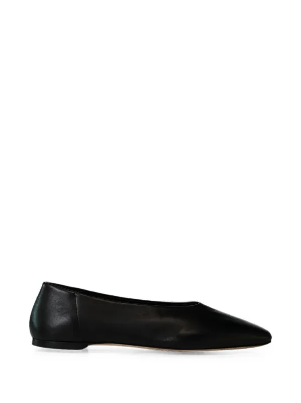 Slip Leather Ballets made by Toteme