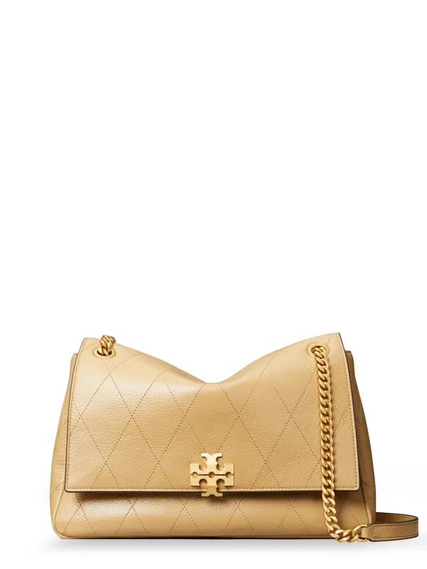 Charlie Leather Shoulder Bag made by Tory Burch