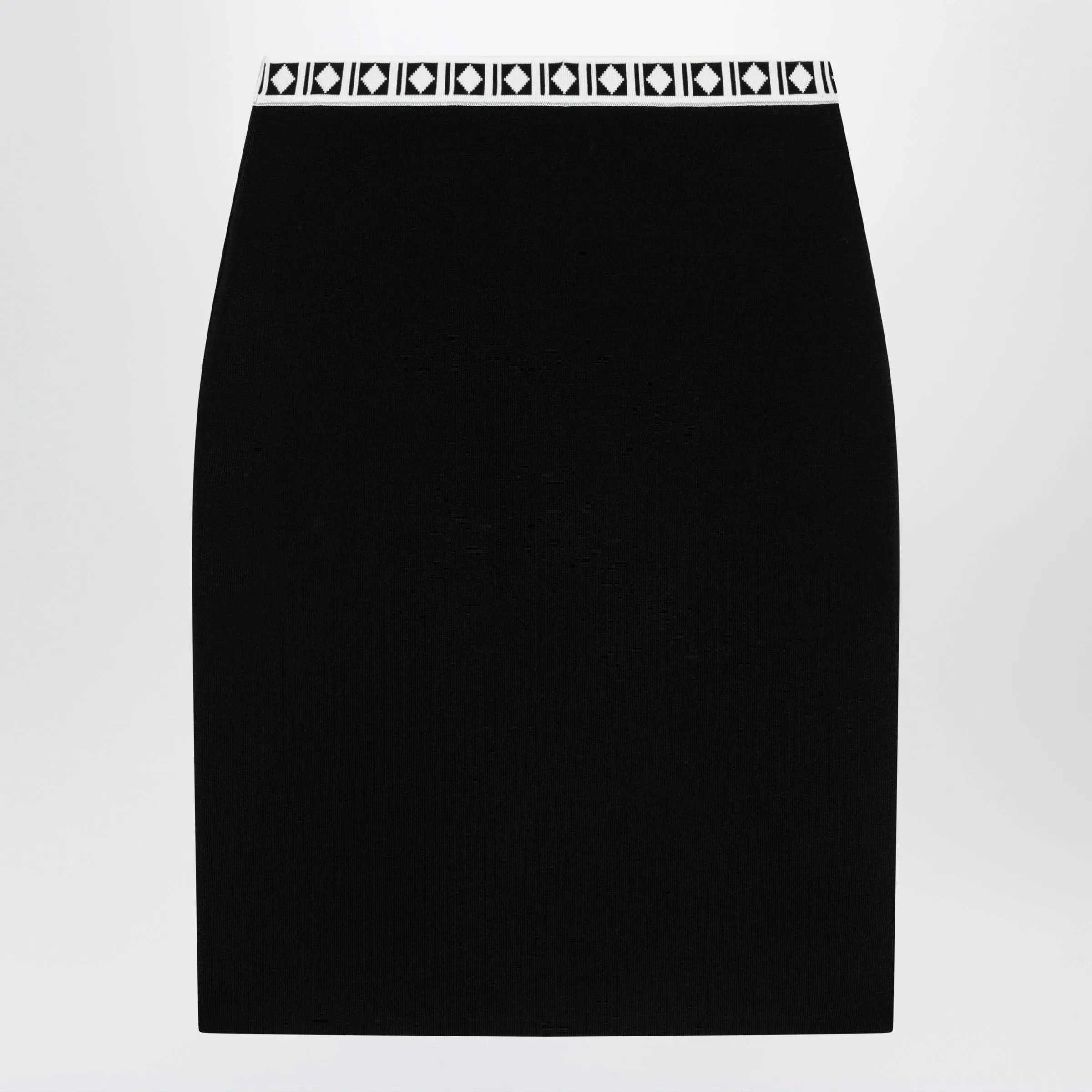 Jacquard Viscose-Blend Midi Skirt In Black sold by Wanan Luxury product image thumbnail 2