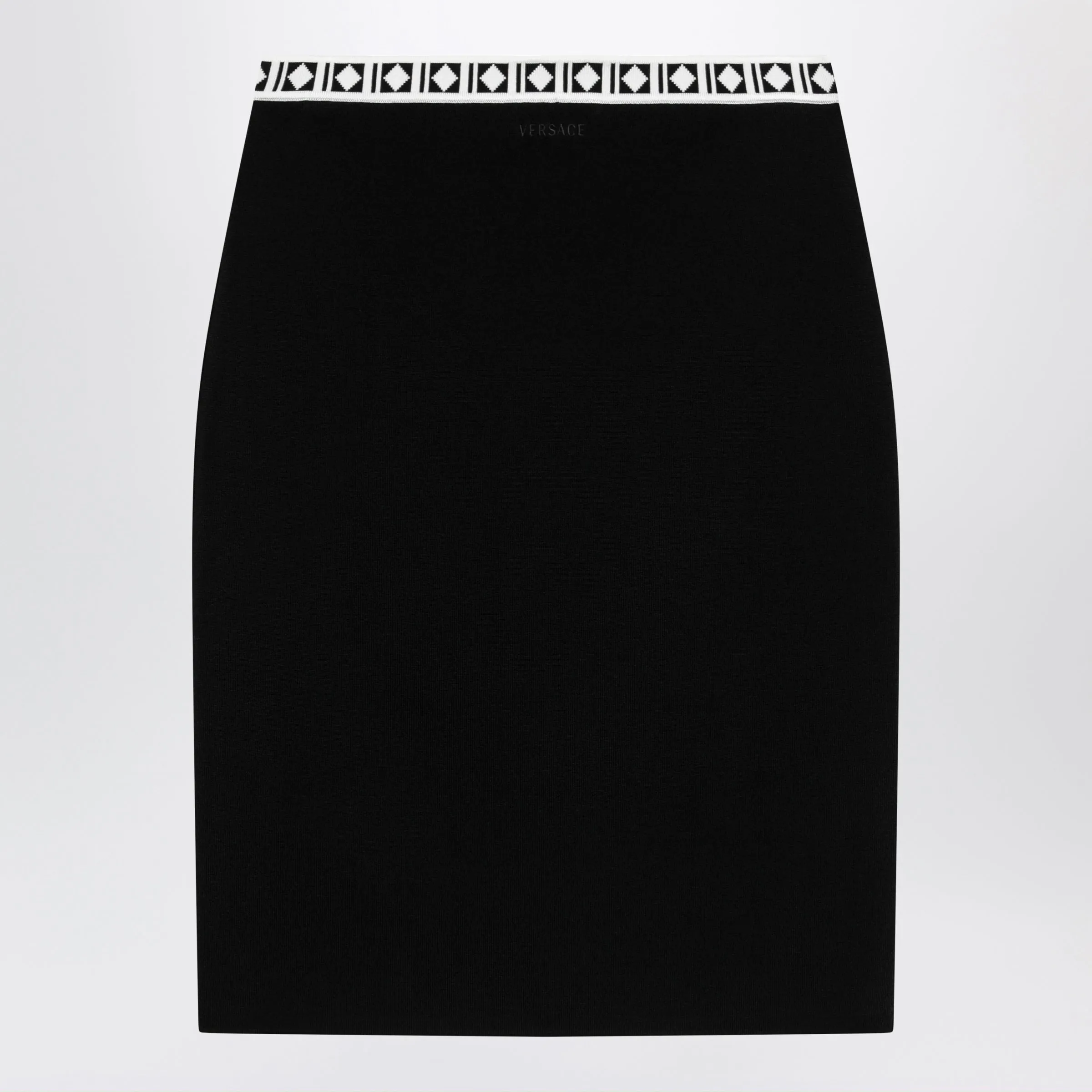 Jacquard Viscose-Blend Midi Skirt In Black sold by Wanan Luxury