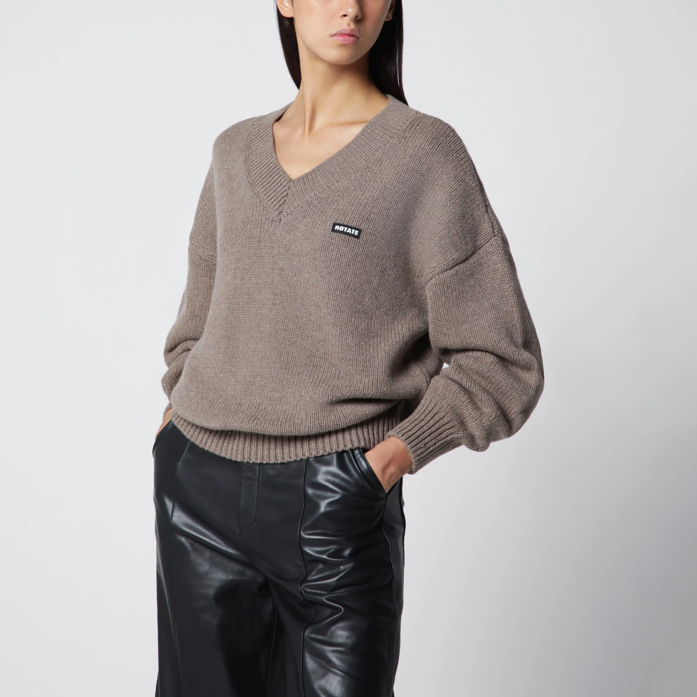 Wool And Cashmere V-Neck Sweater sold by Wanan Luxury