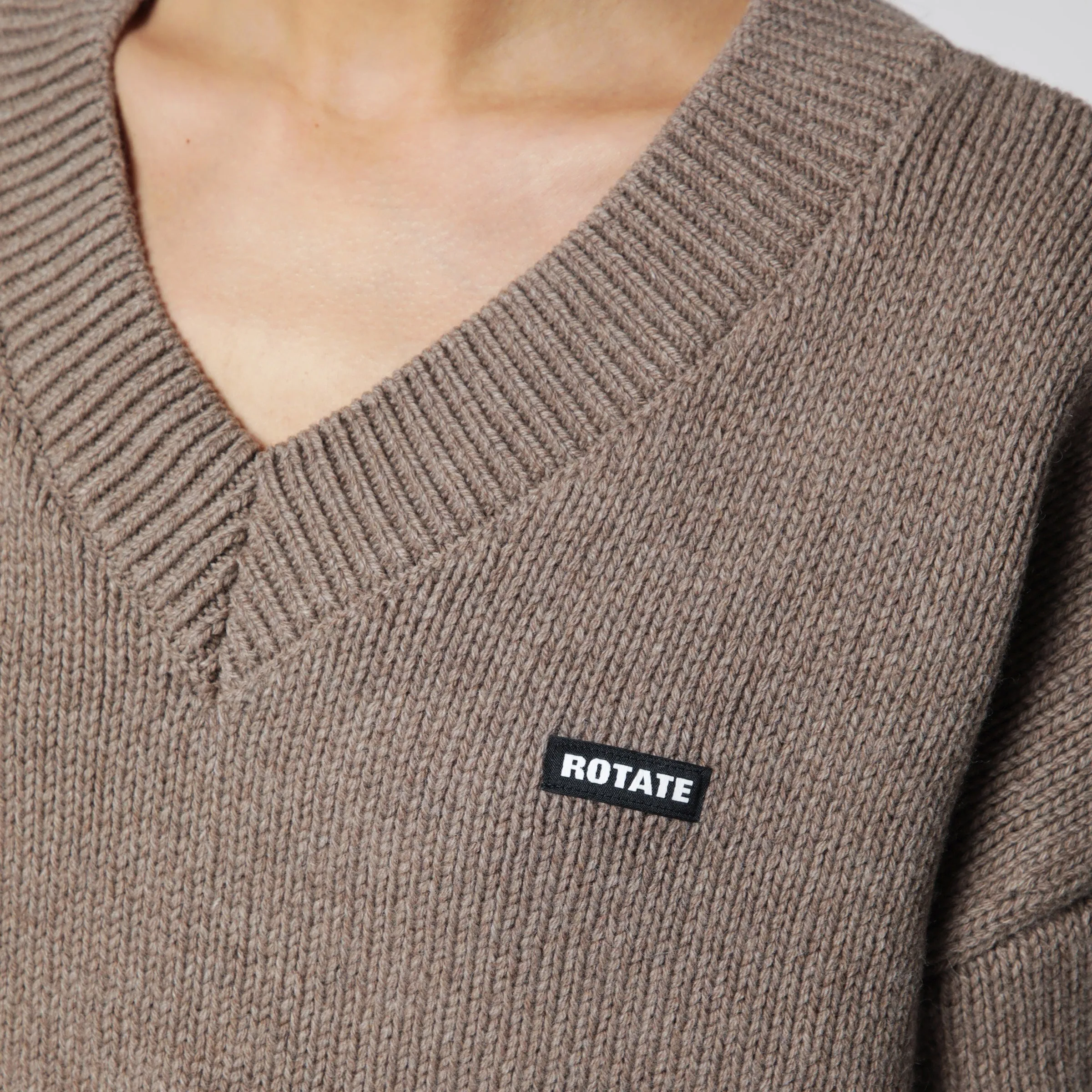Wool And Cashmere V-Neck Sweater sold by Wanan Luxury product image thumbnail 2