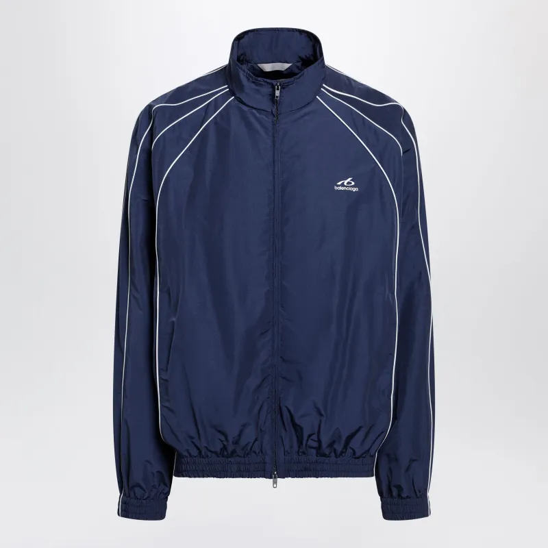 Bodies Track Jacket In Dark Navy Poplin made by Balenciaga