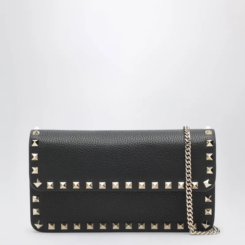 Pouch With Black Rockstud Chain made by Valentino Garavani
