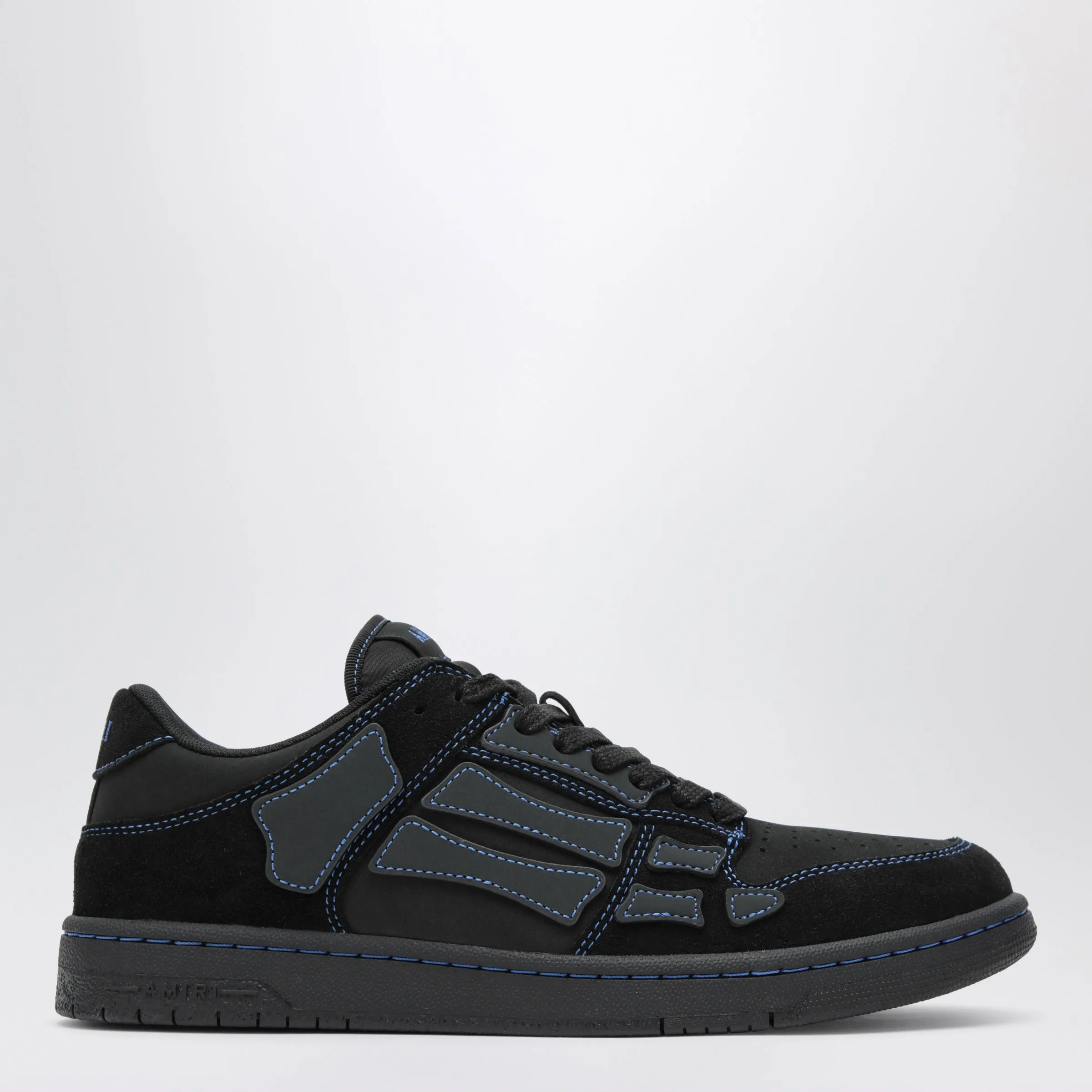 Skel Low-Top Sneakers In Black Calf Leather sold by Wanan Luxury