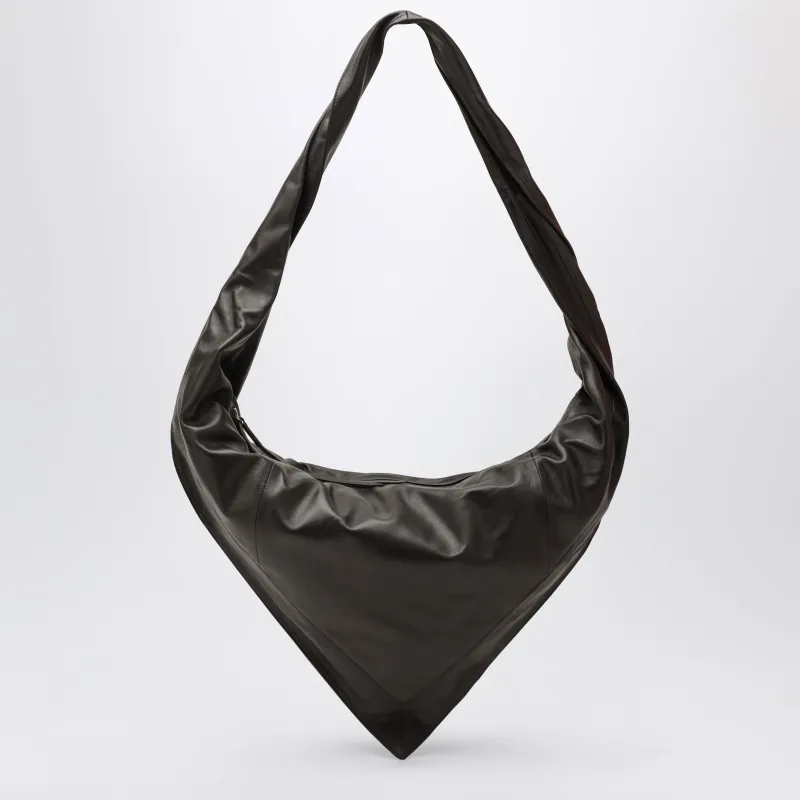 Small Black Extended Scarf Bag made by Lemaire