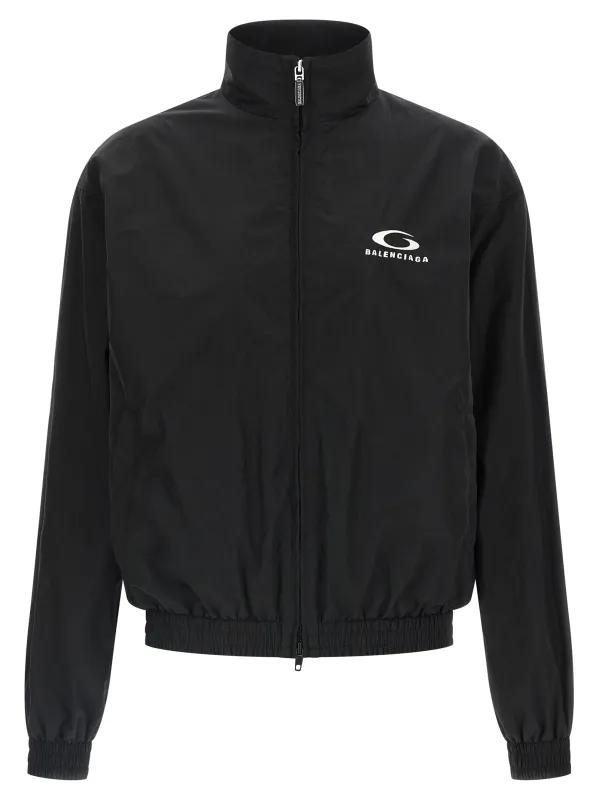 Tracksuit Puffer Jackets Black made by Balenciaga