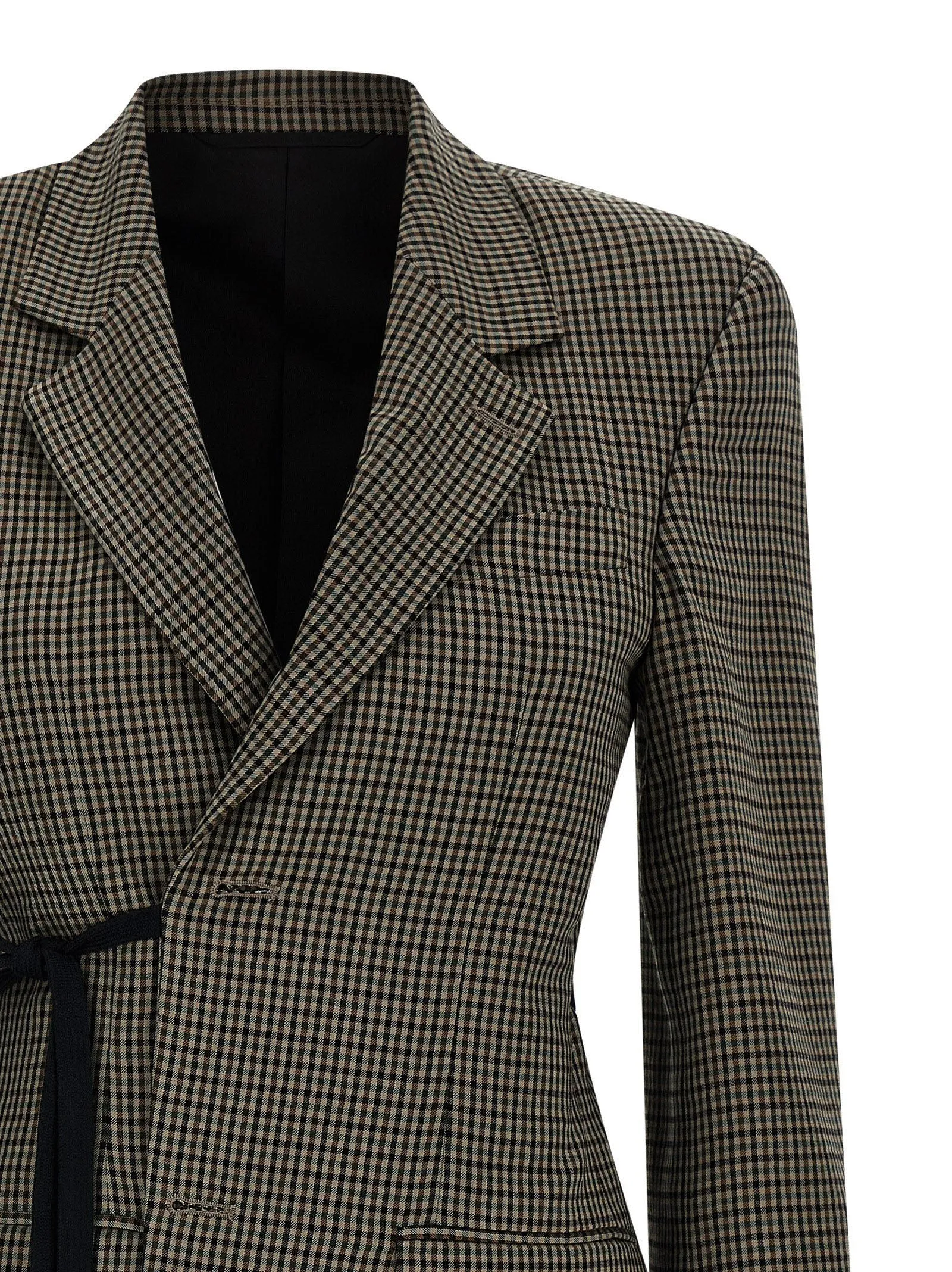 Wrap Tailored Blazers Brown sold by Wanan Luxury product image thumbnail 3