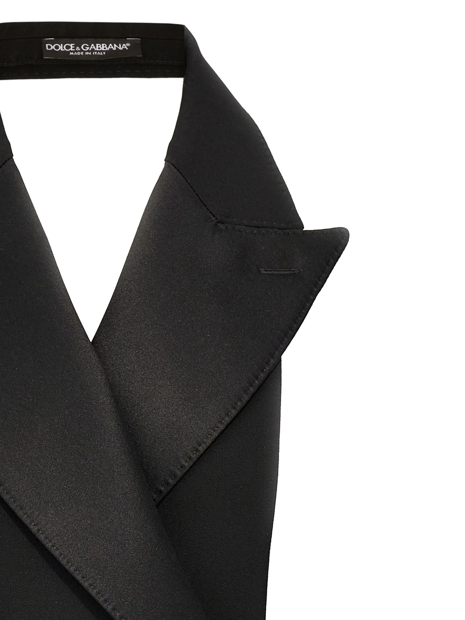 Double-Breasted Bare Back Vest Gilet Black sold by Wanan Luxury product image thumbnail 3
