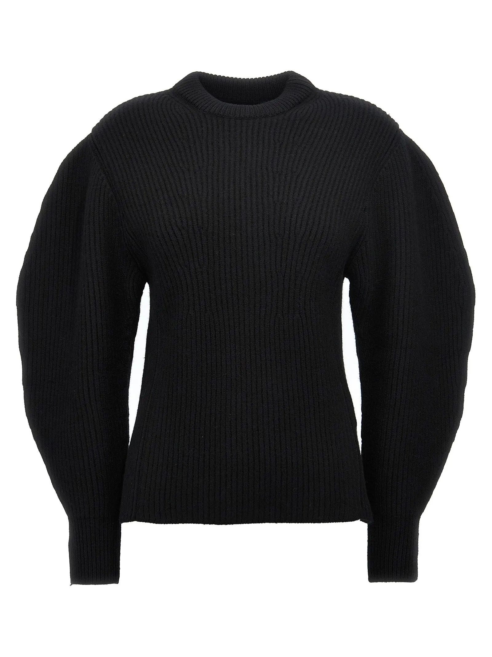 Ribbed Sweater Sweaters And Cardigans Black sold by Wanan Luxury