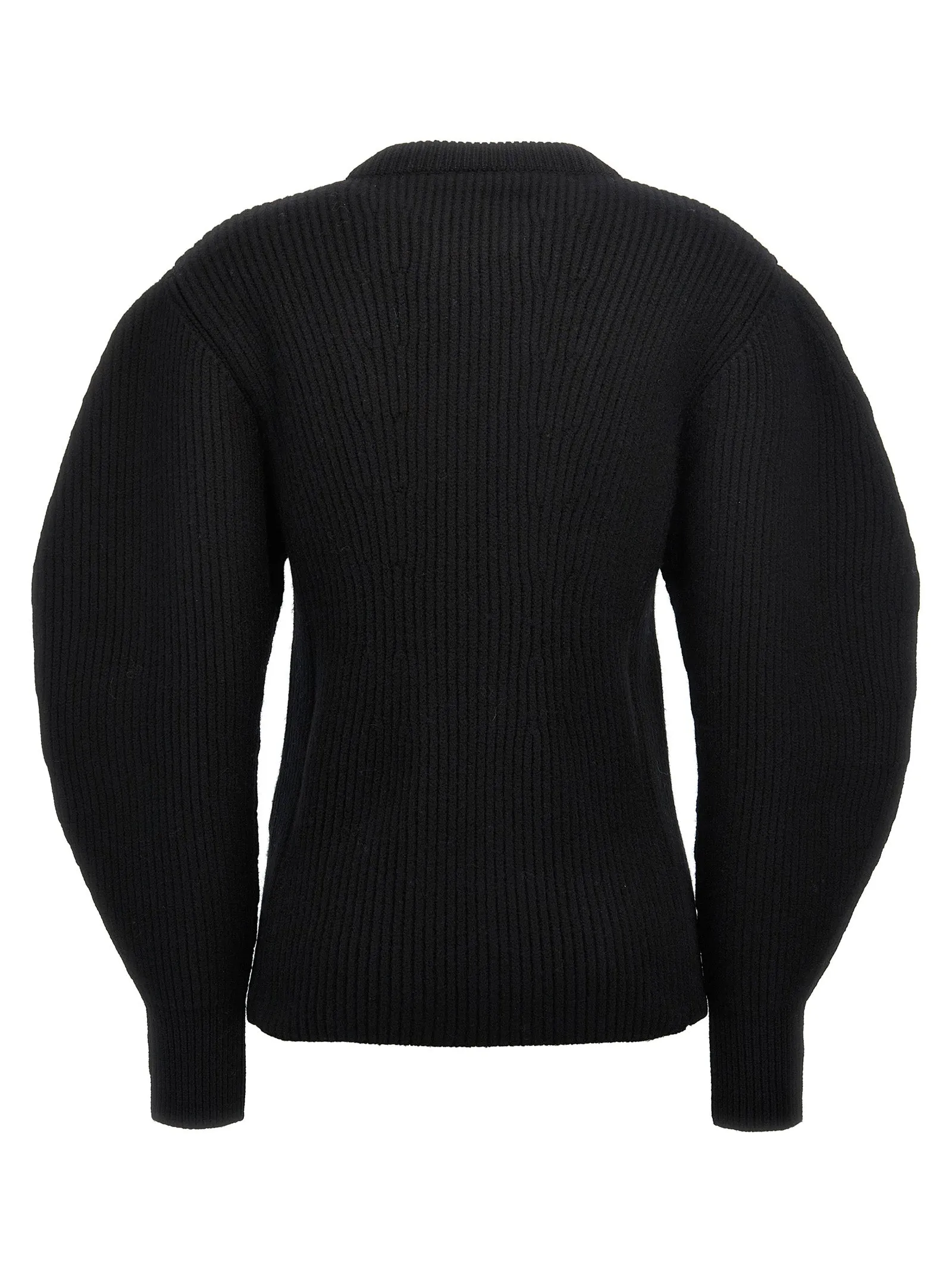 Ribbed Sweater Sweaters And Cardigans Black sold by Wanan Luxury product image thumbnail 2