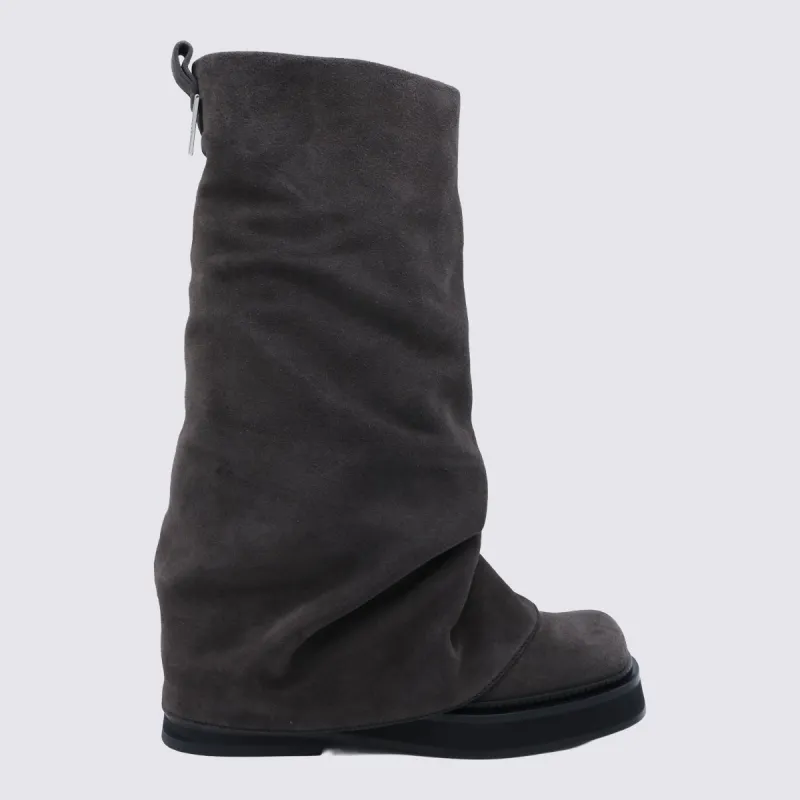 Boots Dark Grey made by The Attico