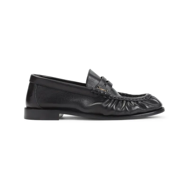 Loafers Black made by Yves Saint Laurent