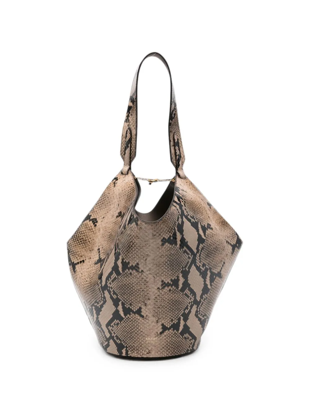 Lotus Small Leathet Bucket Bag sold by Wanan Luxury