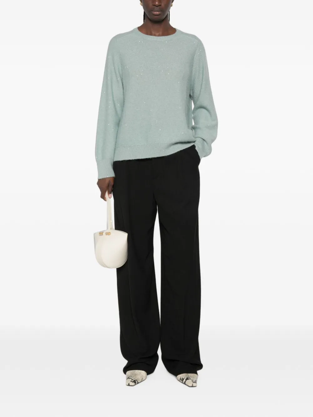 Wool And Silk Blend Sweater sold by Wanan Luxury product image thumbnail 4