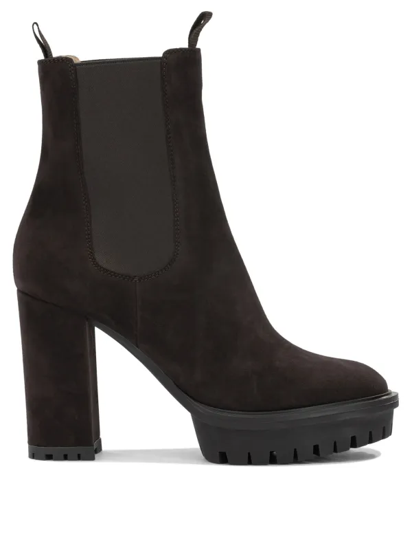 Barry 100mm Boots And Ankle Boots Brown made by Gianvito Rossi