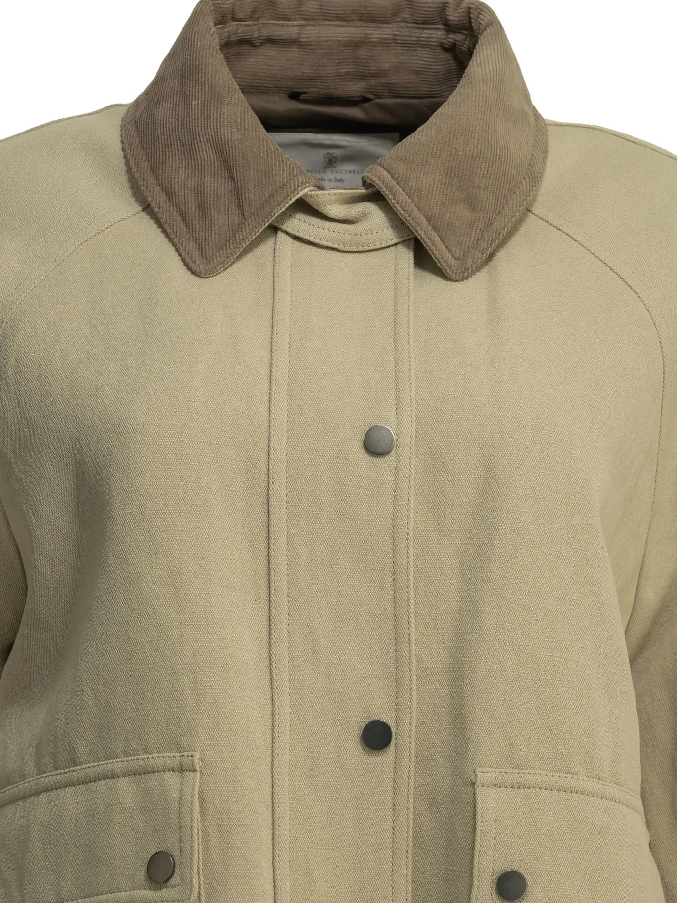 Lightweight Cotton And Linen Jacket Jackets And Coats Beige sold by Wanan Luxury product image thumbnail 3