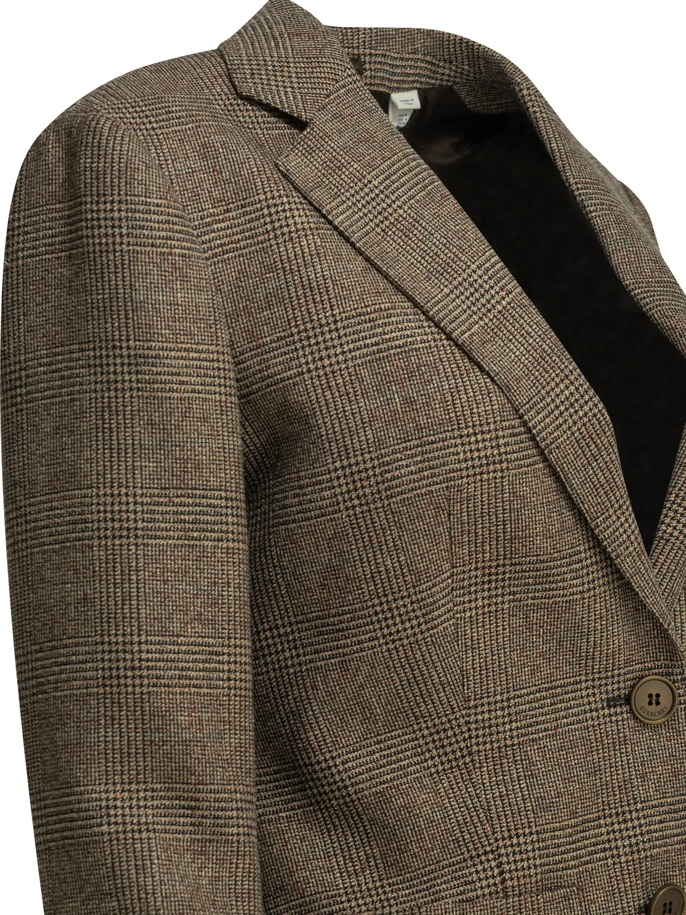 Wool-And-Linen-Blend Blazer Jackets And Coats Brown sold by Wanan Luxury product image thumbnail 4