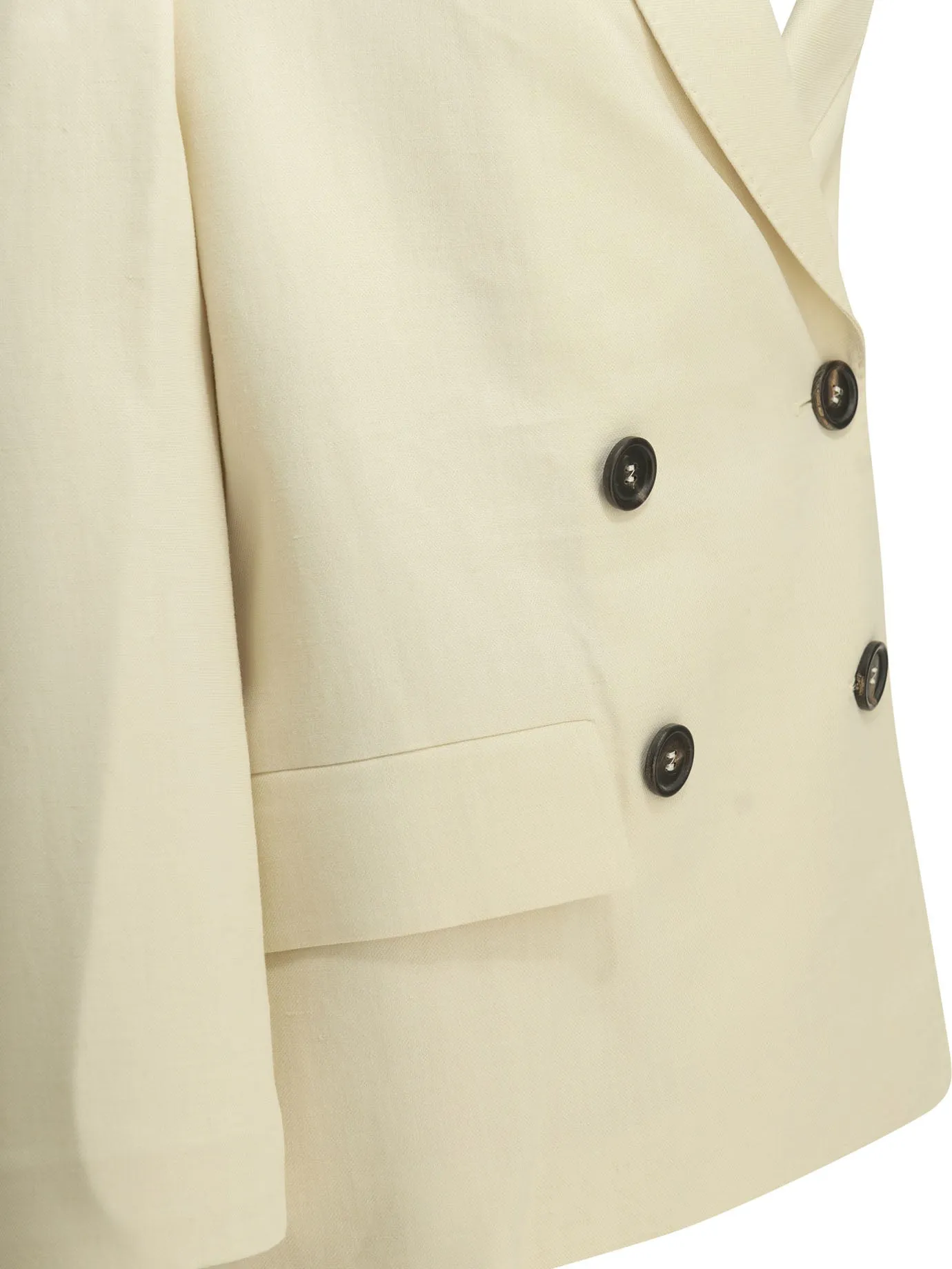 Fluid Jackets And Coats White sold by Wanan Luxury product image thumbnail 4