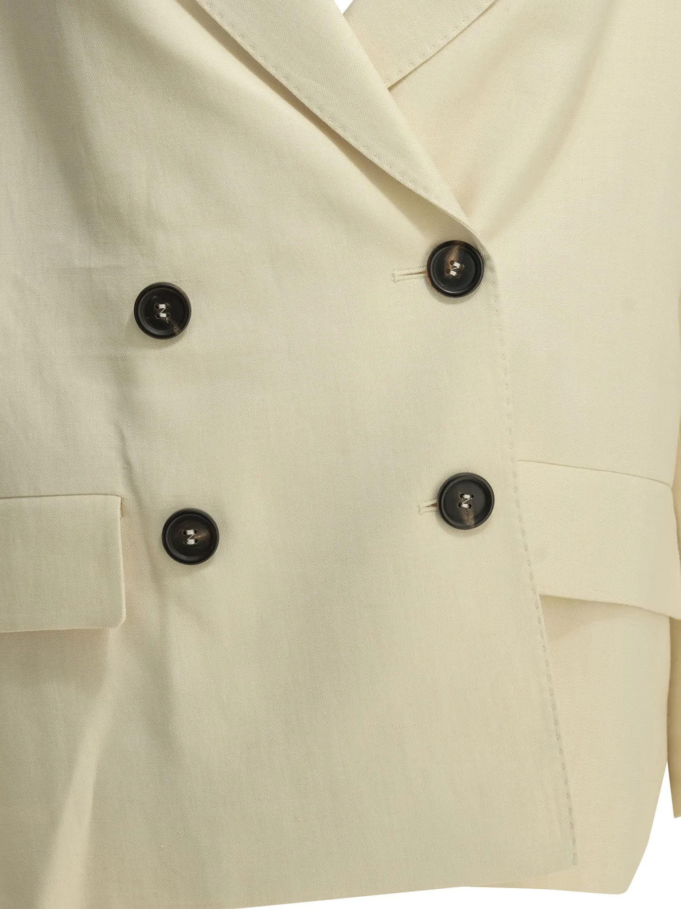 Fluid Jackets And Coats White sold by Wanan Luxury product image thumbnail 3