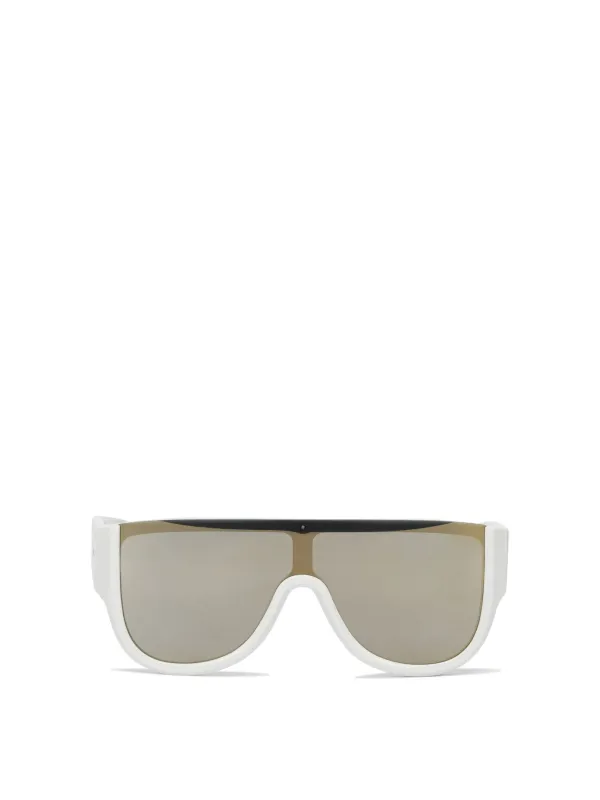Mask Sunglasses White made by Alaia