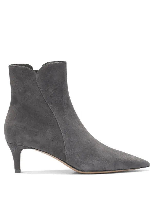 Levy 55mm Boots And Ankle Boots Blue made by Gianvito Rossi