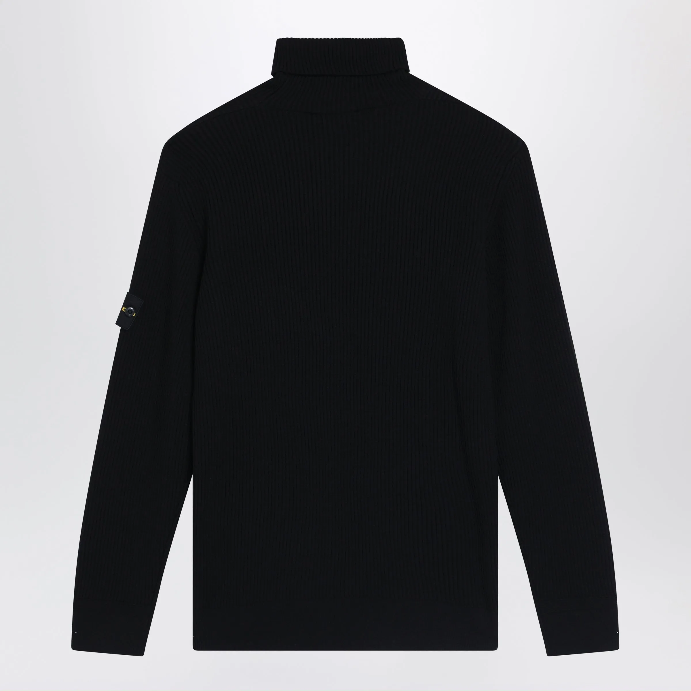 Black Ribbed Turtleneck Sweater sold by Wanan Luxury product image thumbnail 2