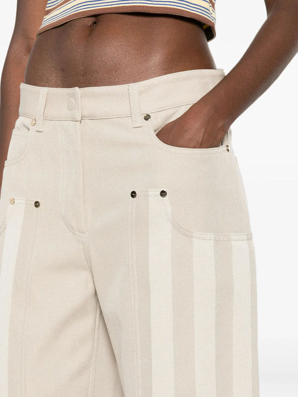 Pequin Drill Trousers sold by Wanan Luxury product image thumbnail 5