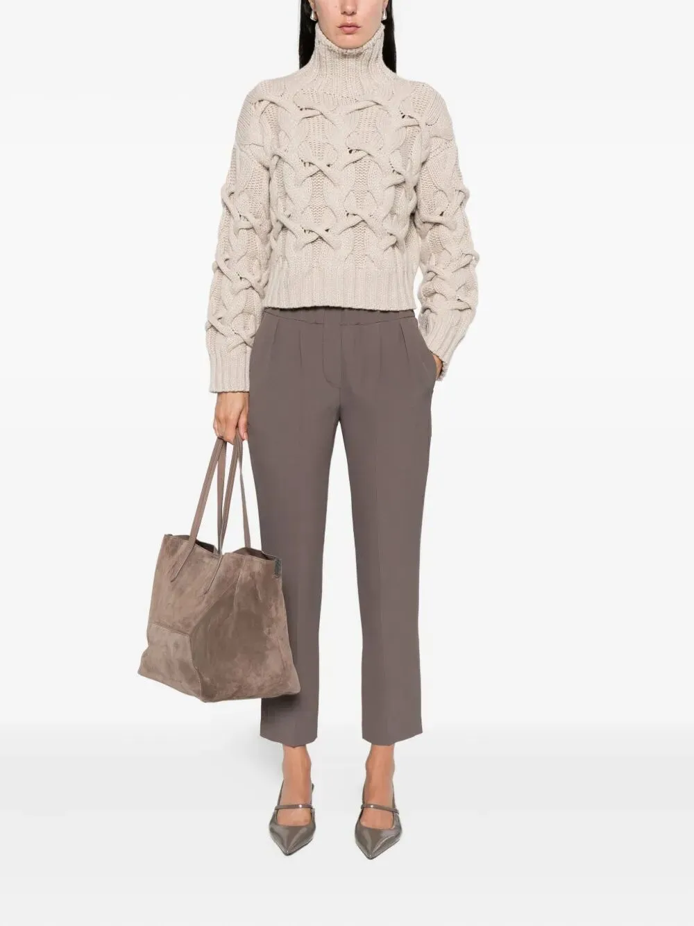 Cable-Knit Cashmere Sweater sold by Wanan Luxury product image thumbnail 5