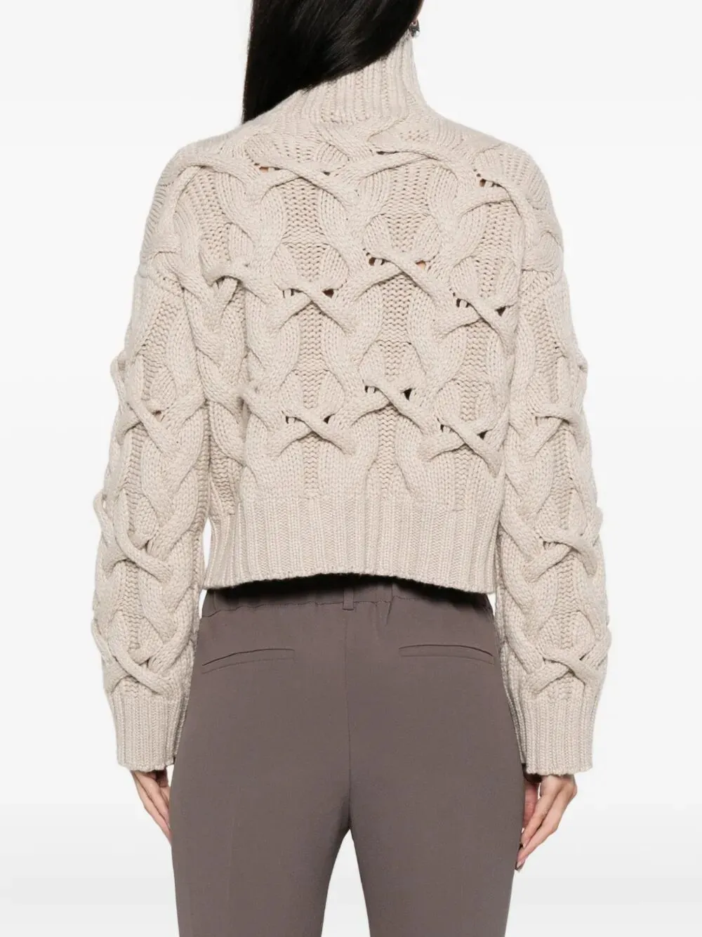 Cable-Knit Cashmere Sweater sold by Wanan Luxury product image thumbnail 3