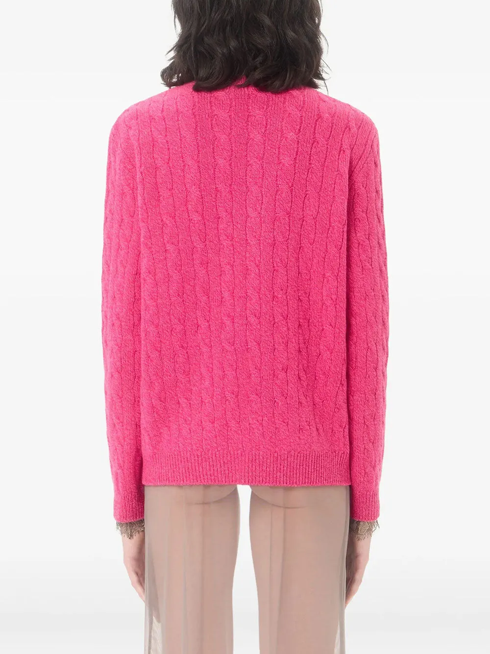 Wool MoulinÉ Cable-Knit Sweater sold by Wanan Luxury product image thumbnail 4