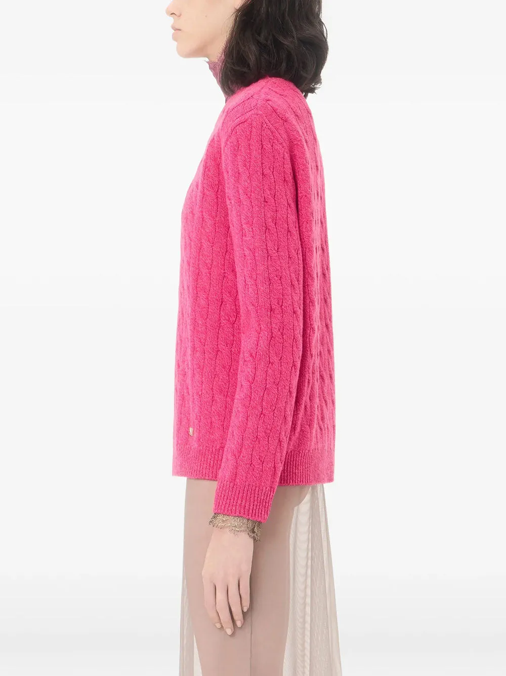 Wool MoulinÉ Cable-Knit Sweater sold by Wanan Luxury product image thumbnail 5