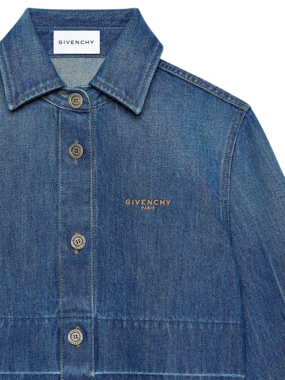 Shirt In Medium Blue Denim sold by Wanan Luxury product image thumbnail 4