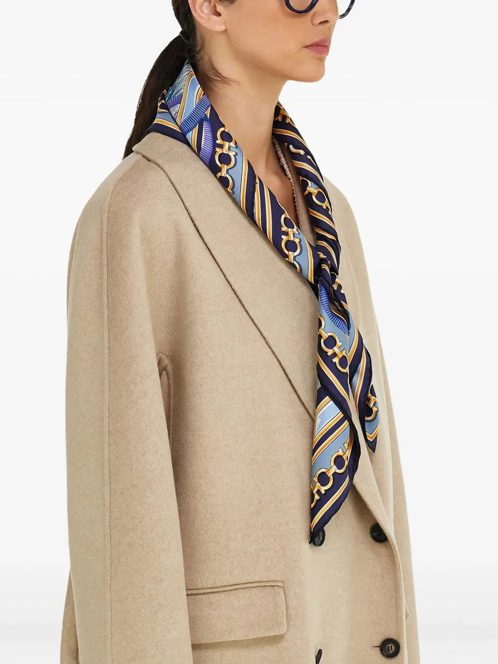 Felini Print Silk Scarf sold by Wanan Luxury product image thumbnail 2