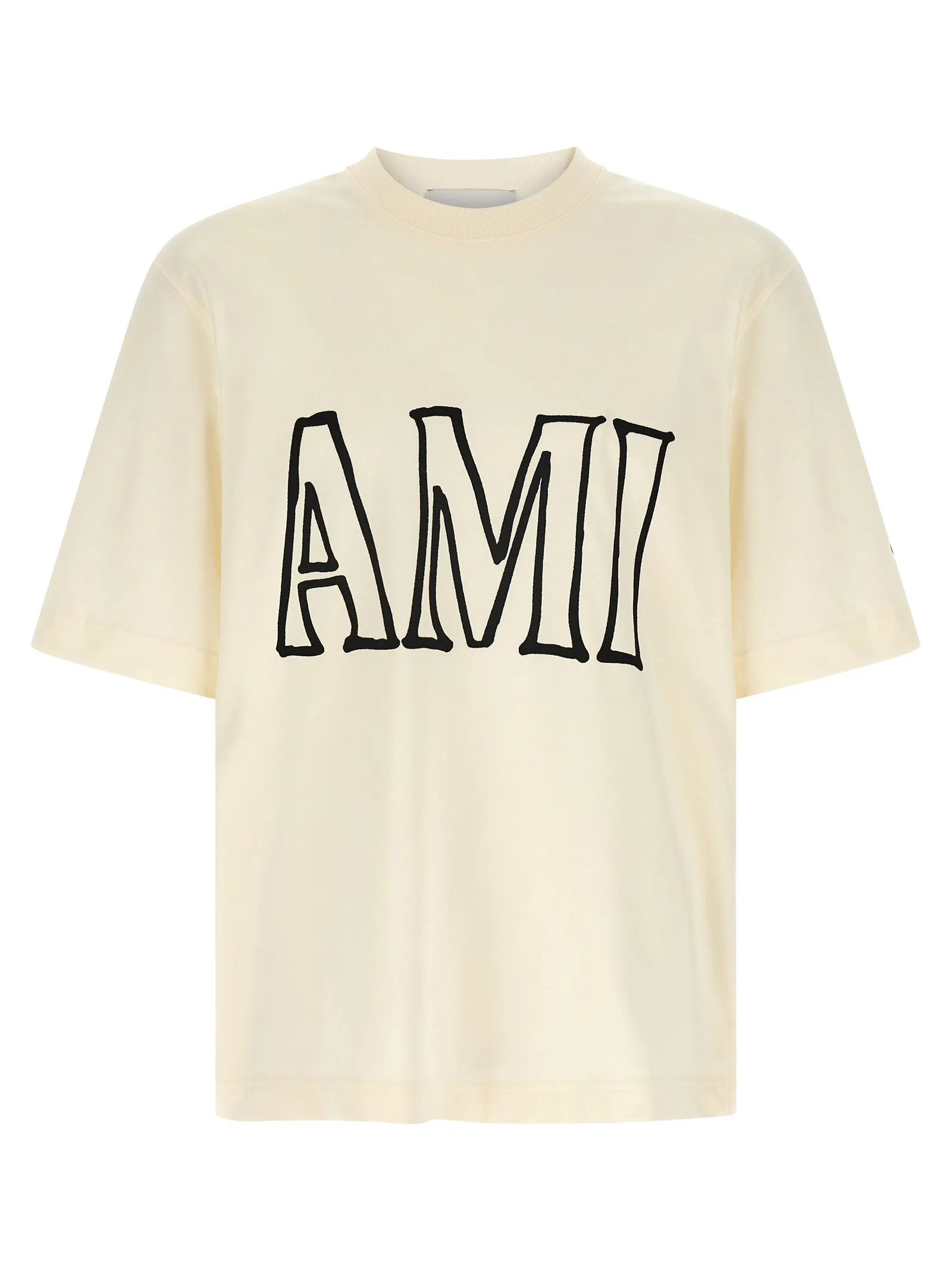 Logo Print T-Shirt Beige sold by Wanan Luxury