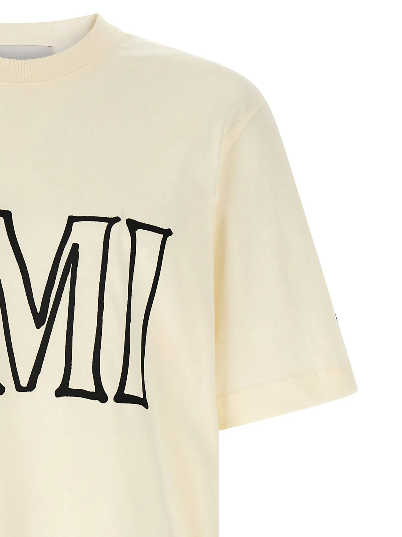 Logo Print T-Shirt Beige sold by Wanan Luxury product image thumbnail 3