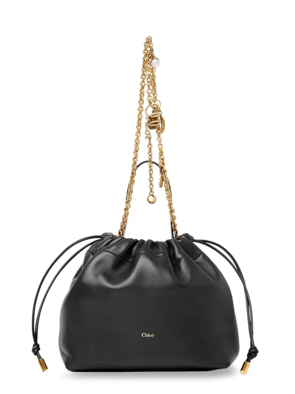 Chloé Icons Leather Crossbody Bag With Front Logo made by Chloe