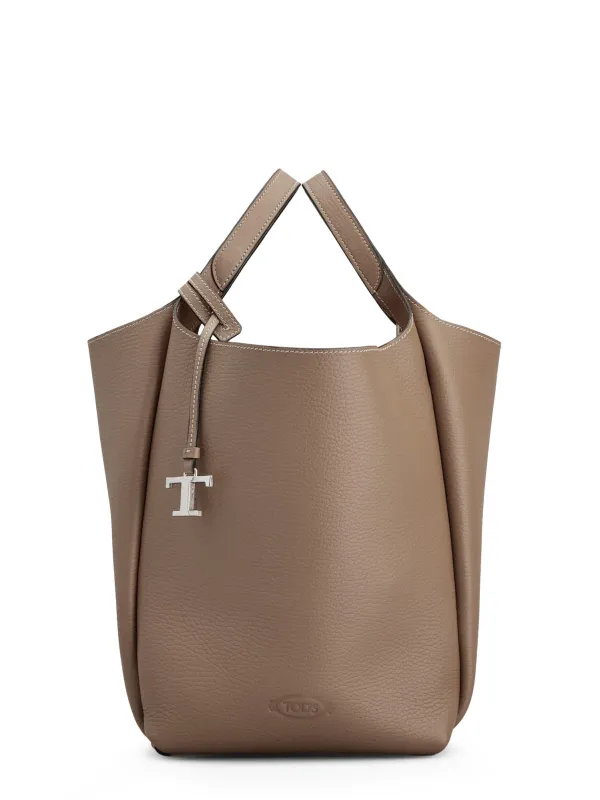Mini Leather Bucket Bag made by Tod's