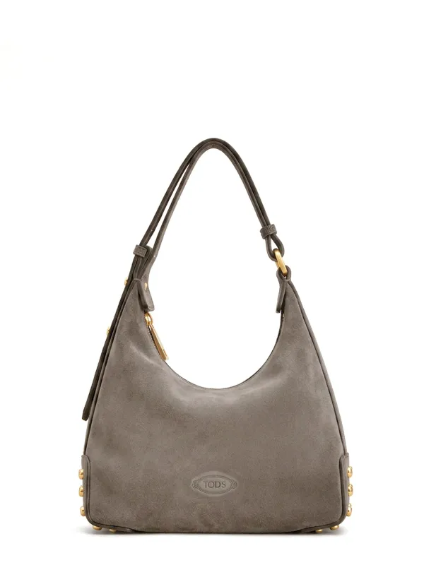 Mini Bag Metal Dots Suede Crossbody Bag made by Tod's