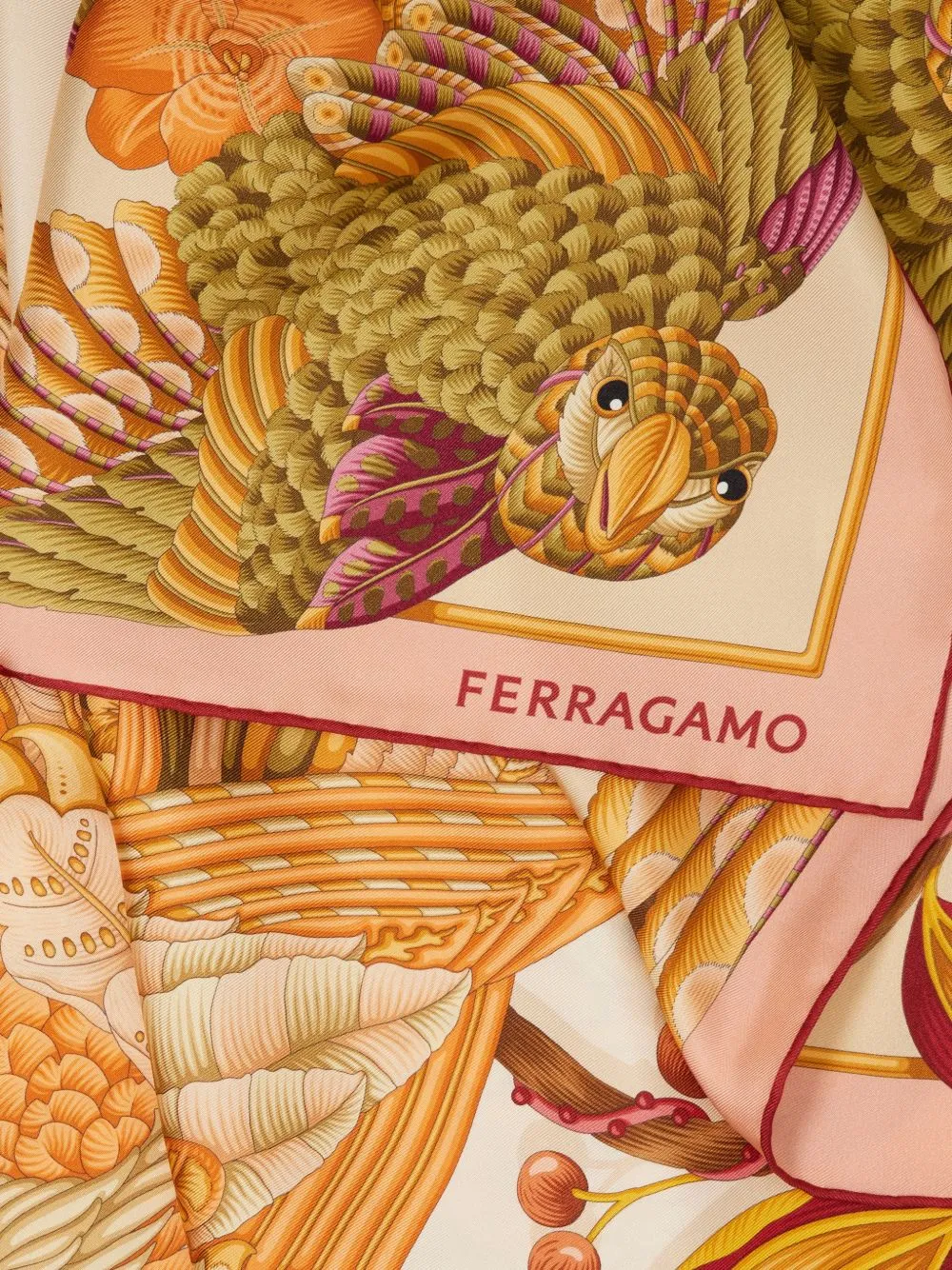 Printed Silk Foulard sold by Wanan Luxury product image thumbnail 2