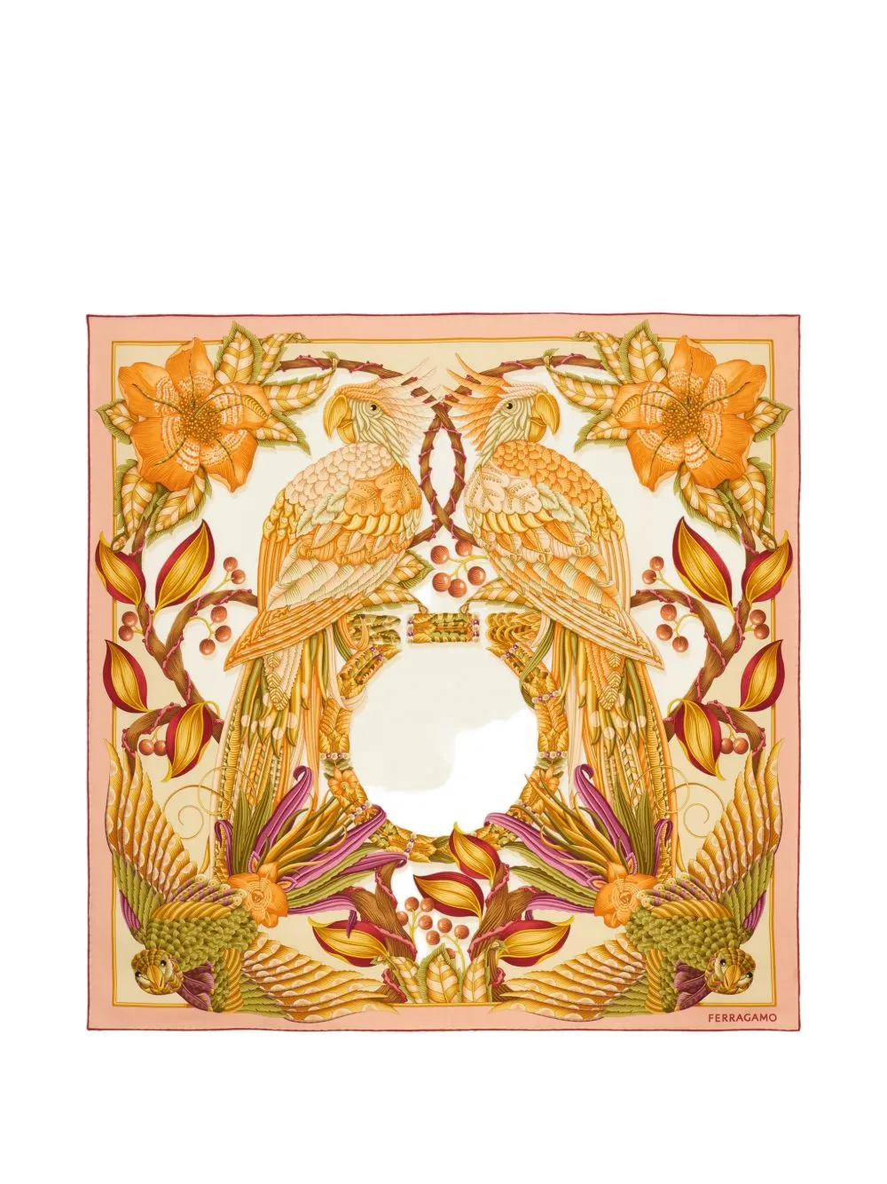 Printed Silk Foulard sold by Wanan Luxury