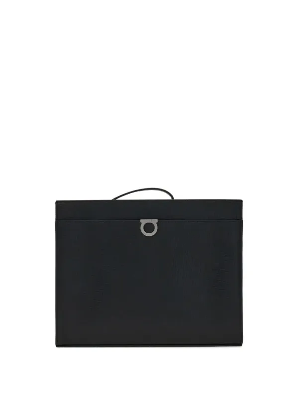 Gancini Leather Pouch made by Salvatore Ferragamo