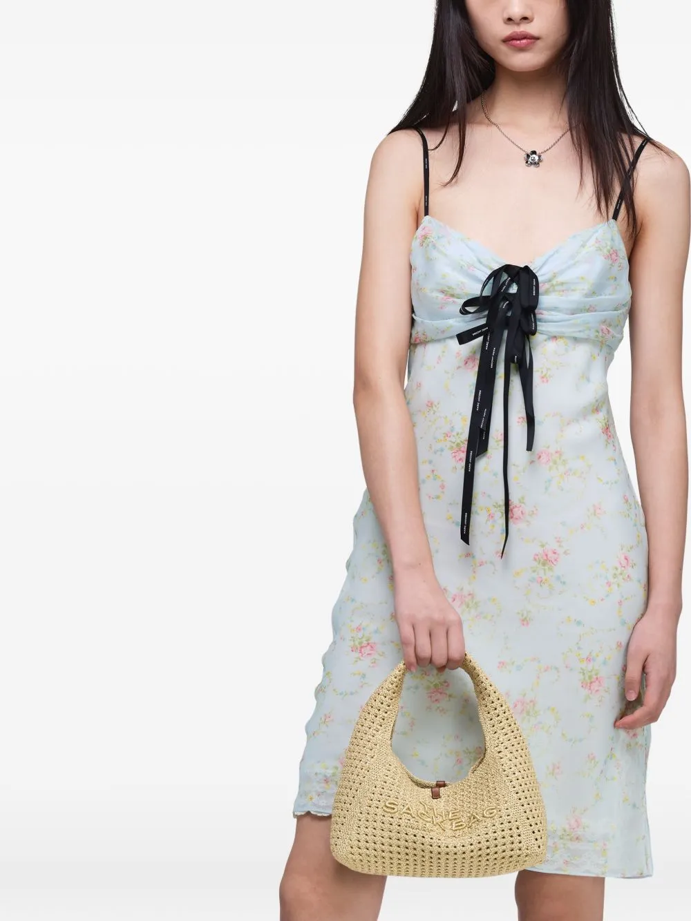 The Mini Sack Crochet Handbag sold by Wanan Luxury product image thumbnail 4